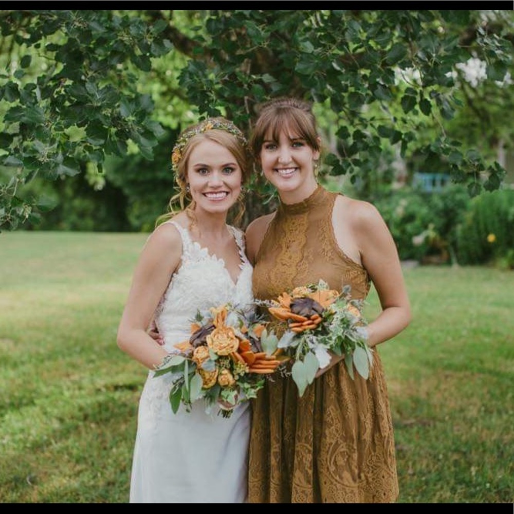 Free People boho lace dress